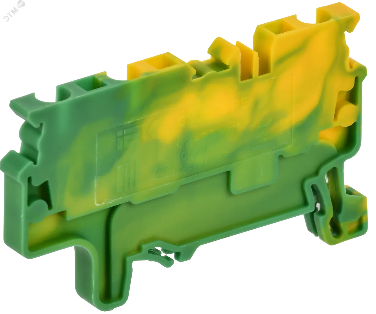 ARMAFIX Клемма пружинная CX2.5-3 PE 2,5мм2 трехконтактная заземляющая IEK AF-CT41-00-3-K52-002