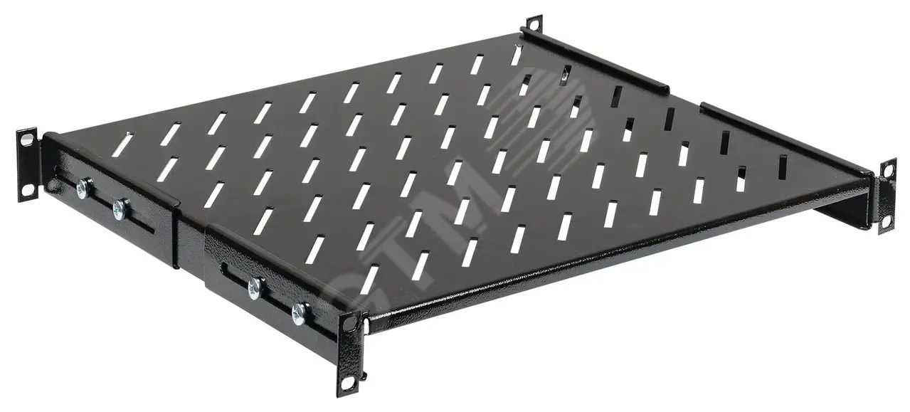 Полка стационарная L=600мм черная FS05-600PI-R