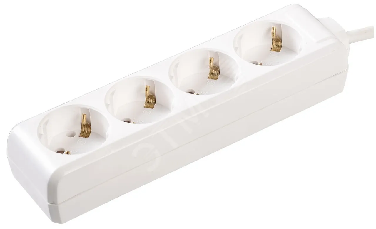Удлинитель 4х5м с заземл. 16А IP20 У04 2P+PE 250В 3х1 WYP10-16-04-05-Z-N