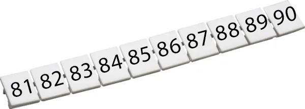 Маркировка для клемм CA509/K5/H/81-90