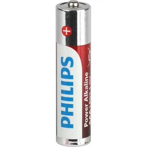 Элемент питания алкалиновый AAA/LR03 1.5В Power (блист. 4шт) Philips Б0062736