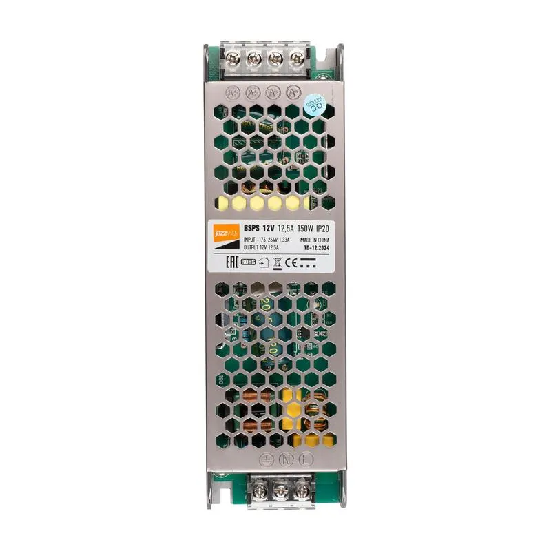 Блок питания для светодиодной ленты 150Вт 12.5А 12В IP20 BSPS метал. 3329235A