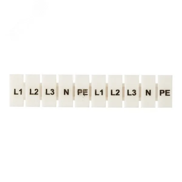 Маркеры для JXB-ST 2,5 с символами "L1, L2, L3, N, PE" (100 шт.) PROxima zb-st-2.5-L-1-3