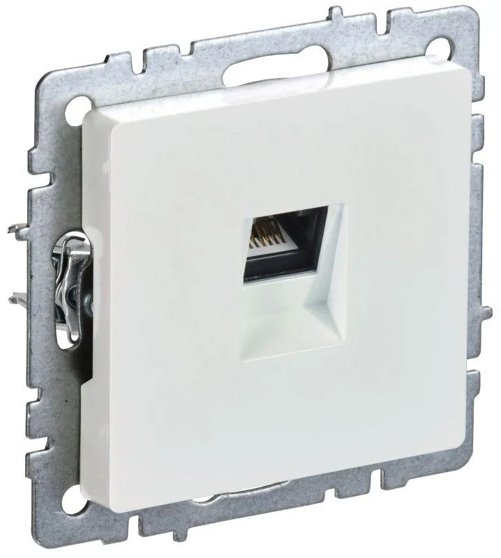 BRITE Розетка компьютерная RJ45 кат.5E РК10-БрЖ жемчуг BR-K10-1-K36