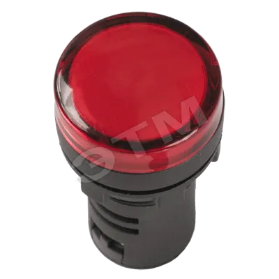 Лампа AD22DS(LED)матрица d22мм красный 36В AC/DC BLS10-ADDS-036-K04