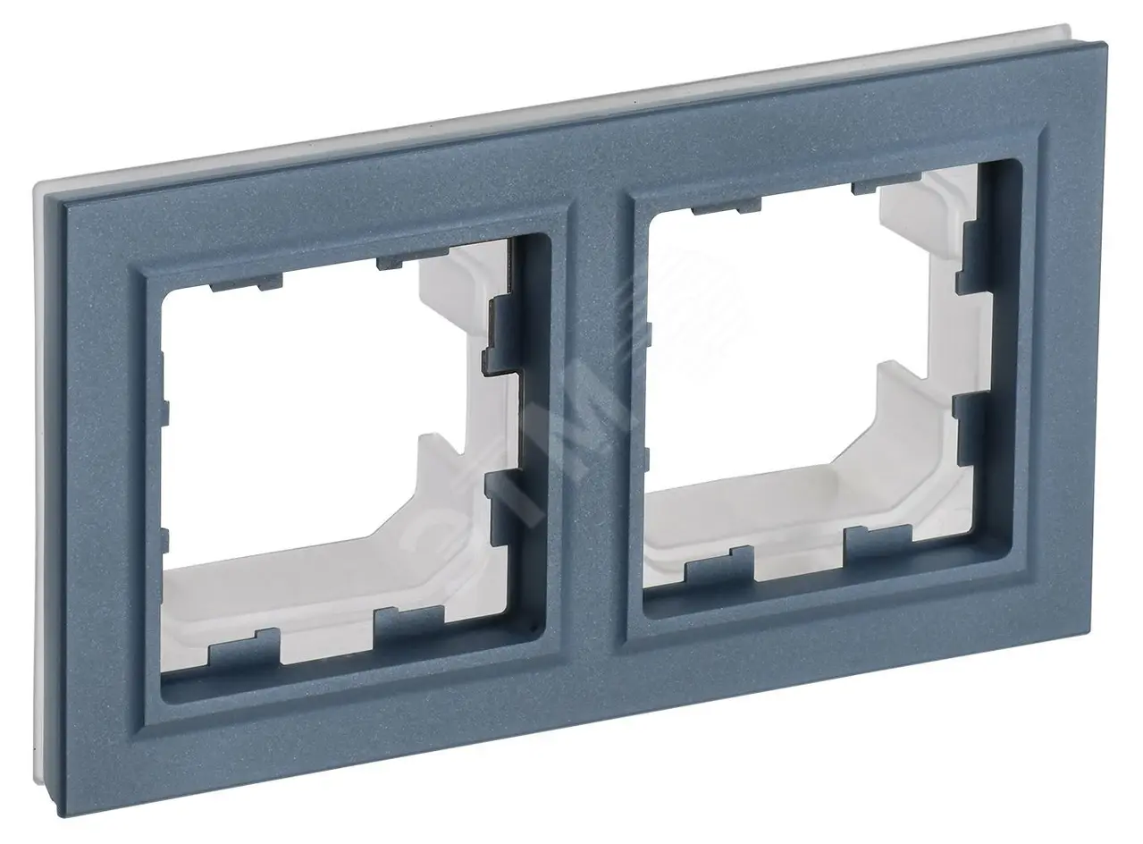 BRITE Рамка 2-мест. IP44 РУ-2-БрМ-44 мар. BR-M22-44-K35