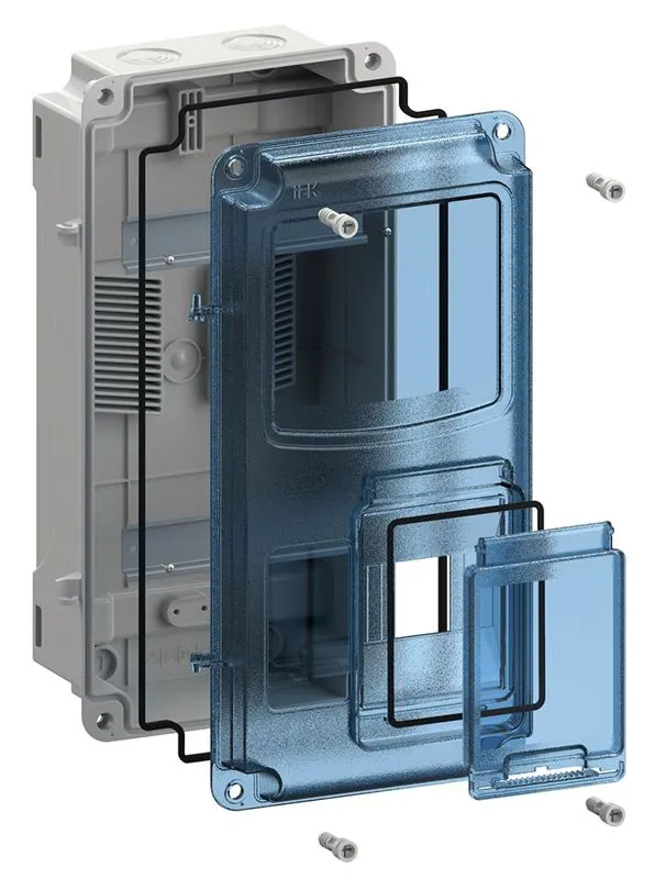Корпус ЩУРн-П 1/8 Krepta 5 IP66 PC пластик. MSP1-N-08-55