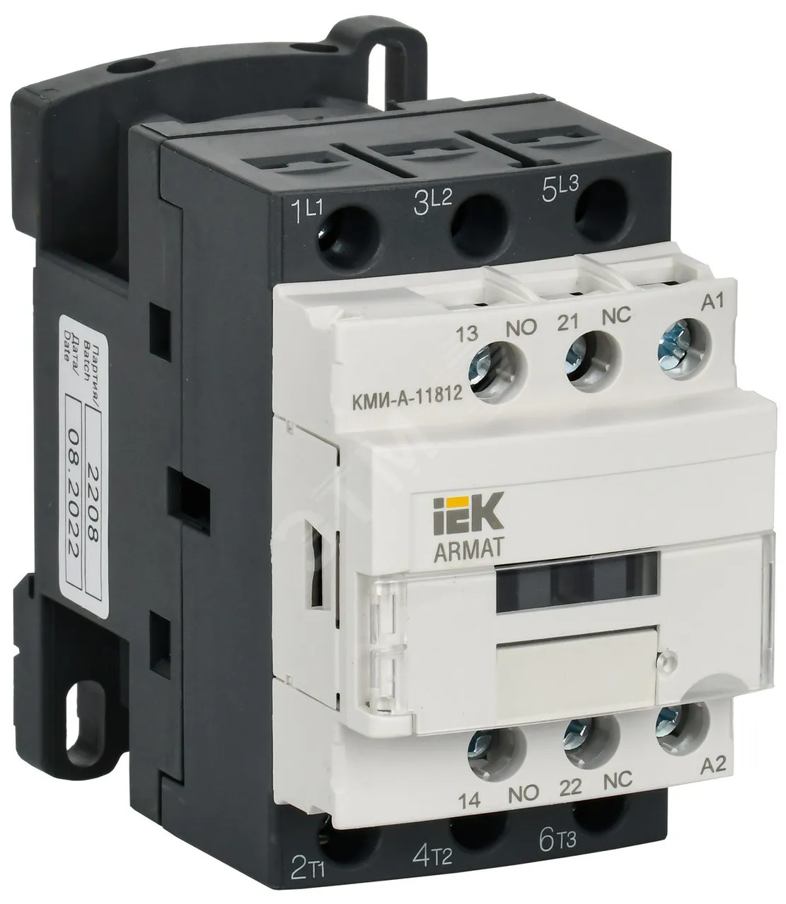 Контактор КМИ-А-11812 LC1D 18А кат. 230В AC 1НО+1НЗ AC-3 AR-ACC-11-018-230-11