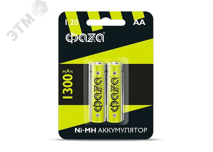 Элемент питания аккумуляторный AA 1300мАч Ni-MH 5002944