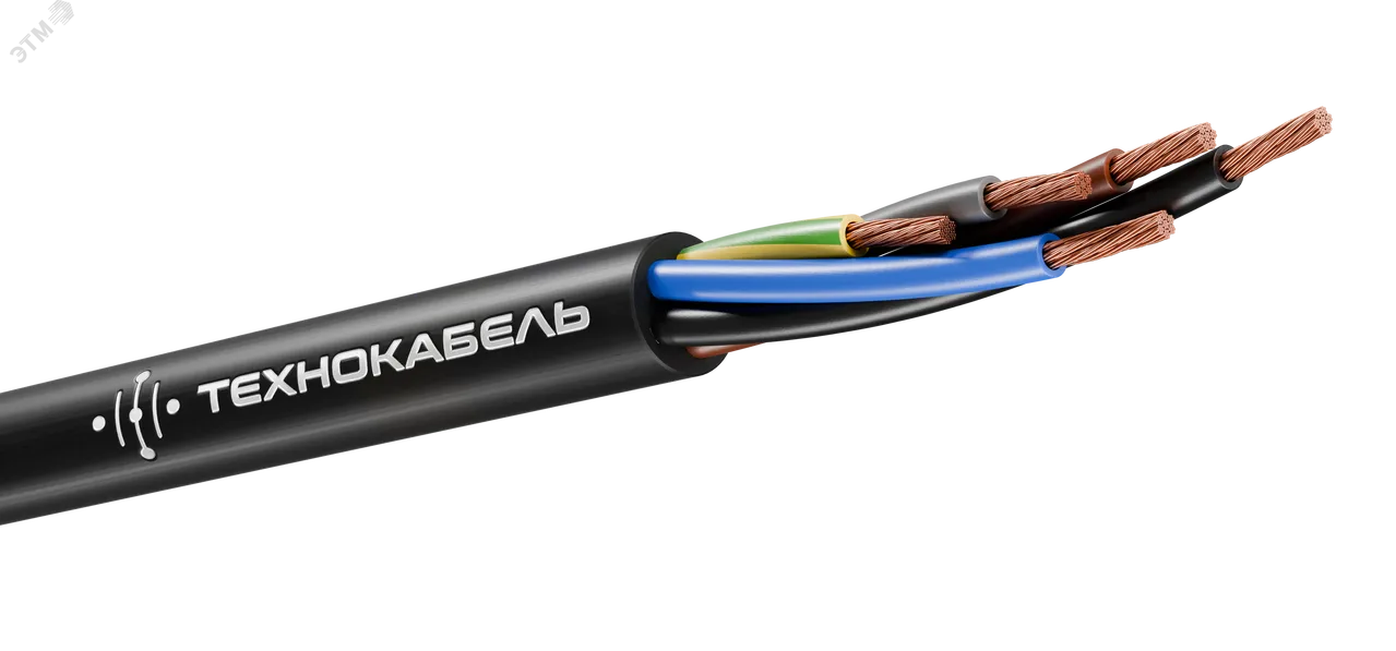 Кабель силовой КГТП-ХЛ 5х4(N,PE) 220/380-3 ТРТС 00-00151450