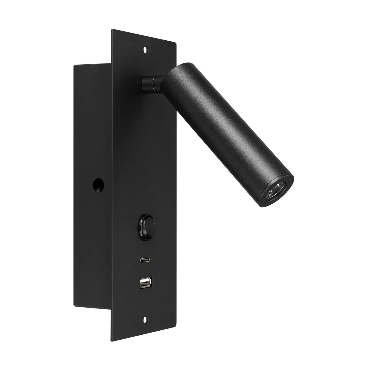 Светильник SP-BED-CHARGE-BUILT-S80x230-3W Warm3000 (BK, 20 deg, 230V, USB-A, USB-C) 046880