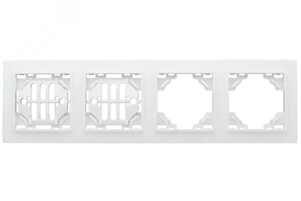 Рамка 4-м Минск горизонтальная бел. Basic ERM-G-304-10