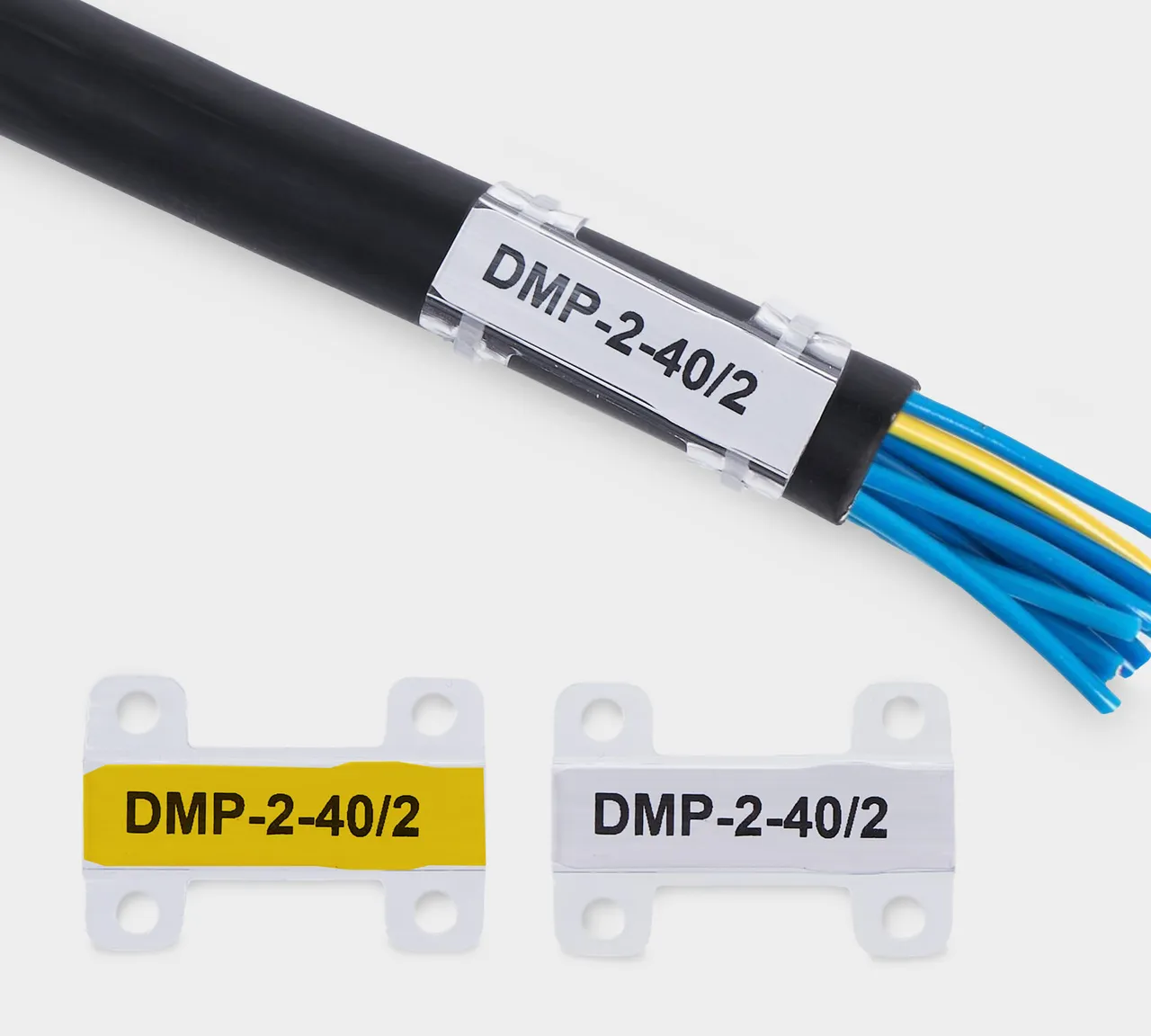 Держатель маркера DMP-2-40/2 (под две каб.стяж., уп. 200 шт.), 715242