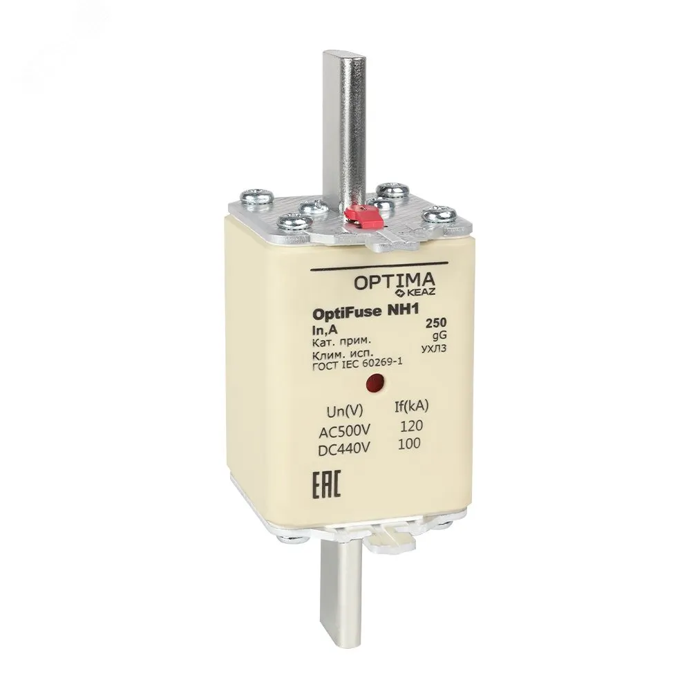 Вставка плавкая OptiFuse NH1-250-gG-УХЛ3 374947