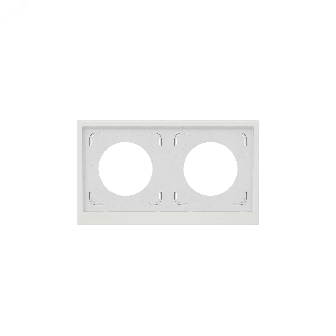 Рамка 2 поста IP44, KANT, белый песок 7010944