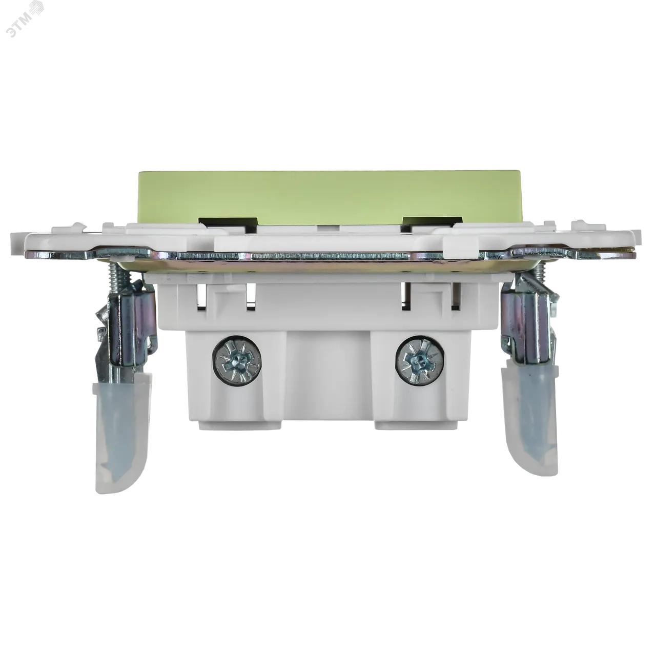 SKANDY Розетка без заземления без защитных шторок 10А SK-R02G мятный IEK SK-R10-10-K06