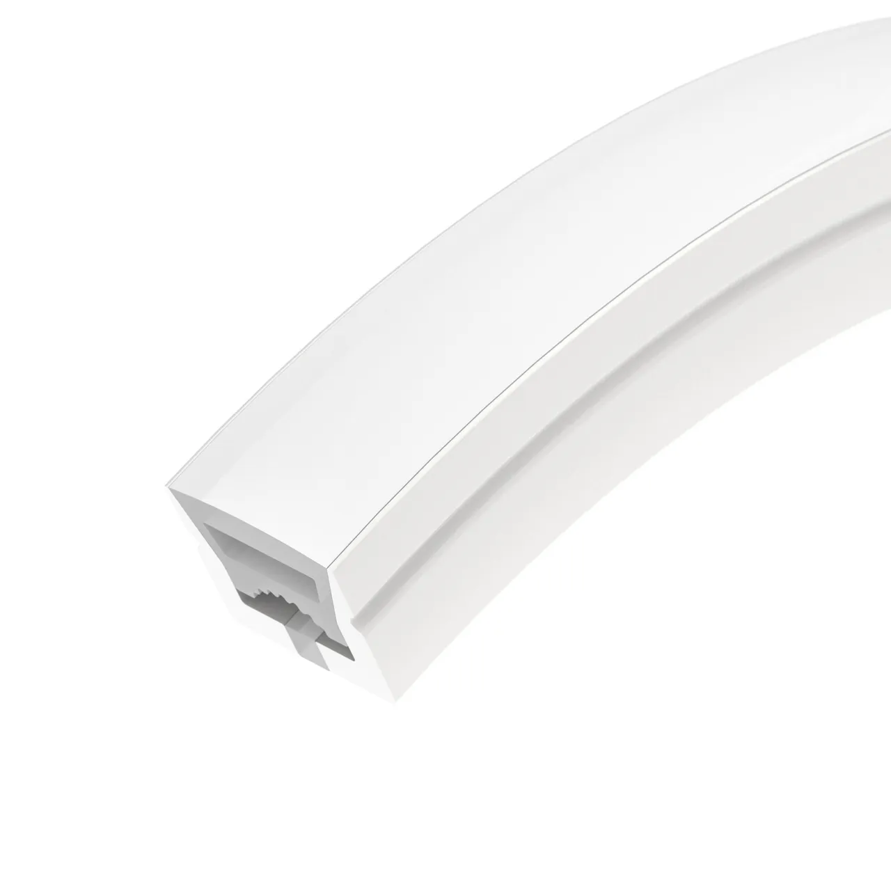 Силиконовый профиль WPH-FLEX-1212-TOP-S8-10m WHITE 040829
