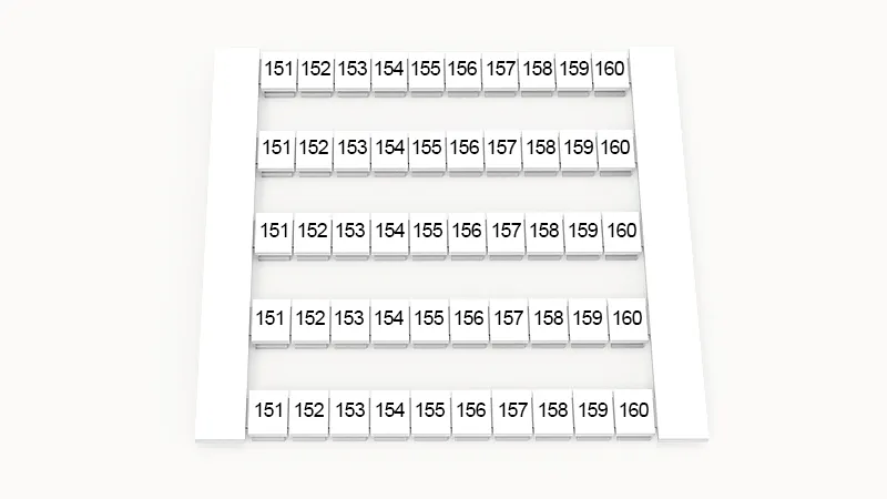 Маркировка (в кассетах) DEK6-50P-19-117Z(H)