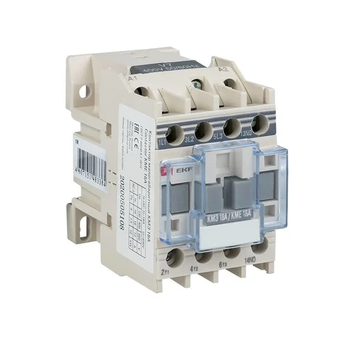 Контактор КМЭ малогабаритный 18А 380В 1NC PROxima ctr-s-18-380-nc