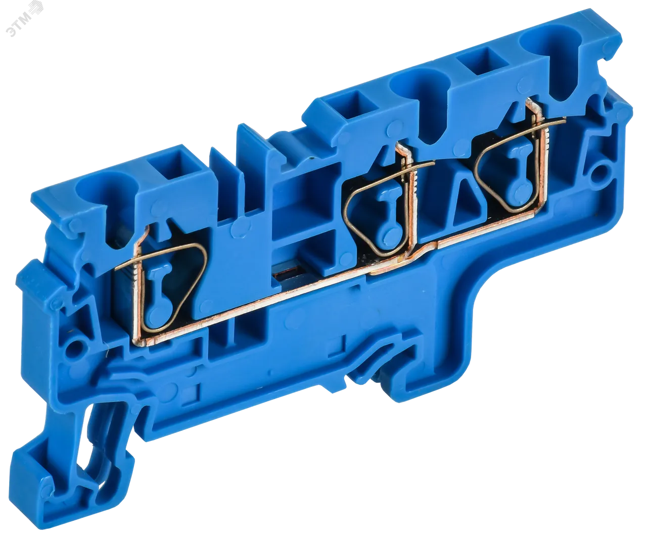 ARMAFIX Клемма пружинная CX4-3 BU 4мм2 трехконтактная синяя IEK AF-CT40-00-3-K07-004