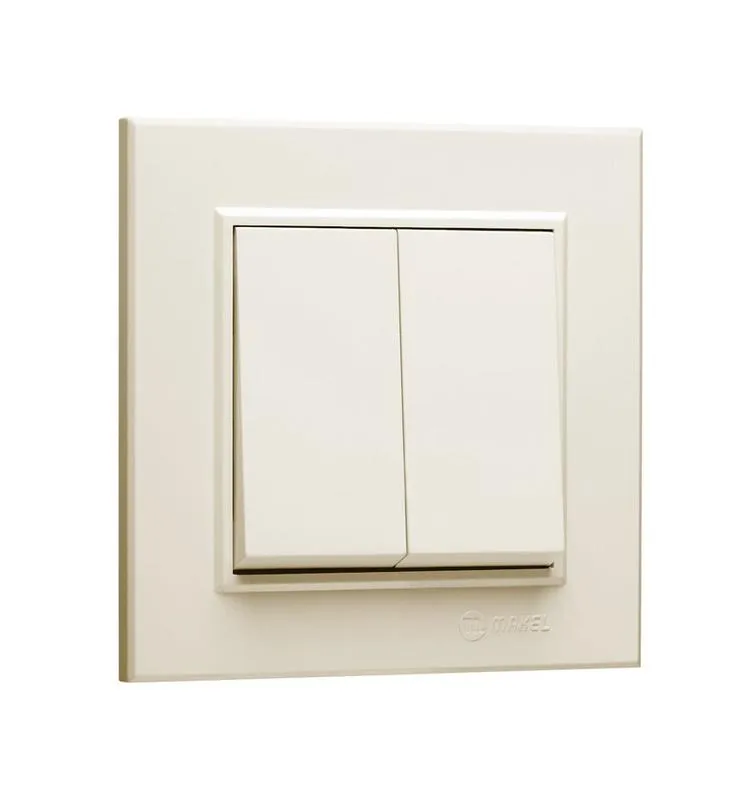 Выключатель 2-кл. СП Karea 10А IP20 крем. 56010003