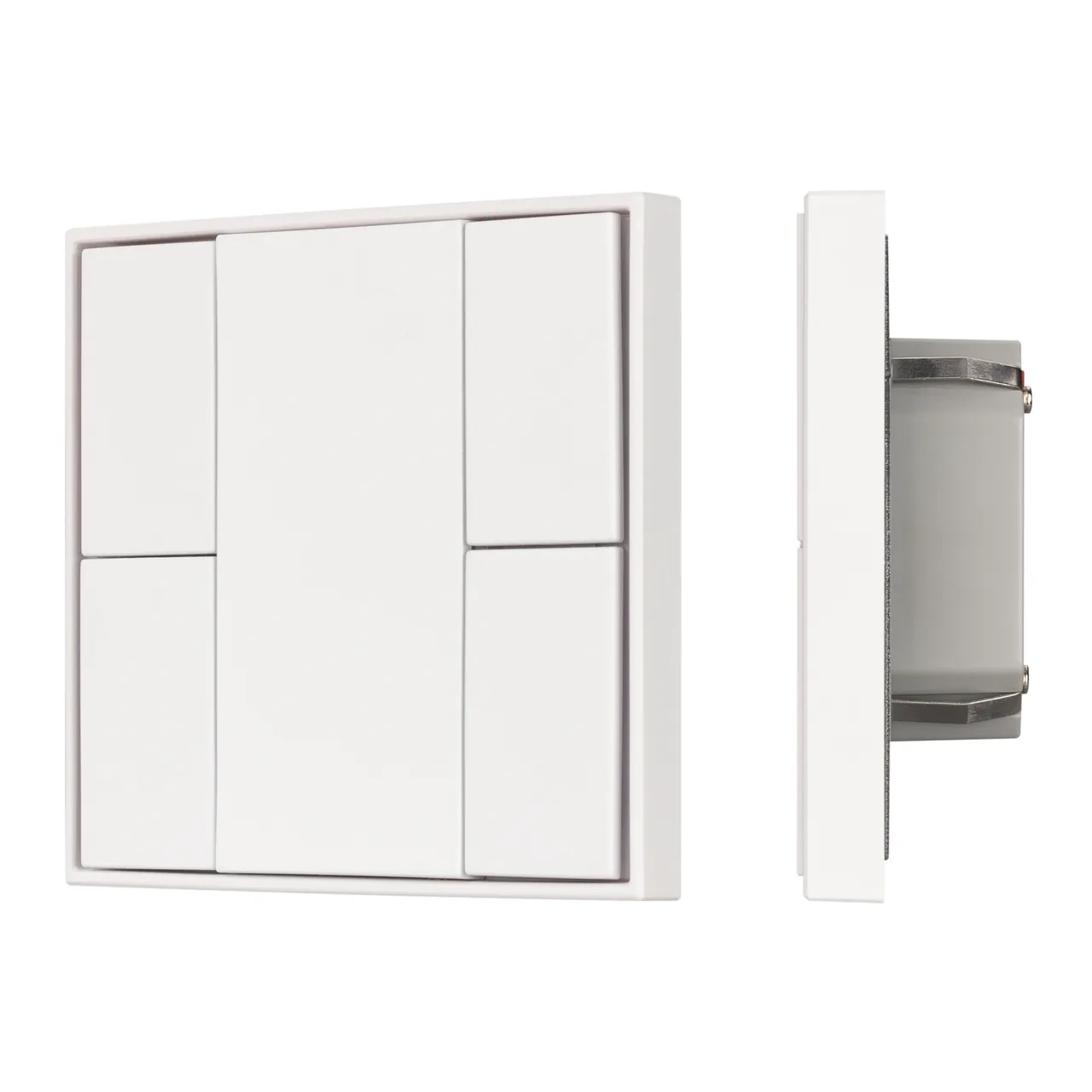 INTELLIGENT ARLIGHT Кнопочная панель KNX-301-22-4-SH-IN White (BUS, Frame) 037722