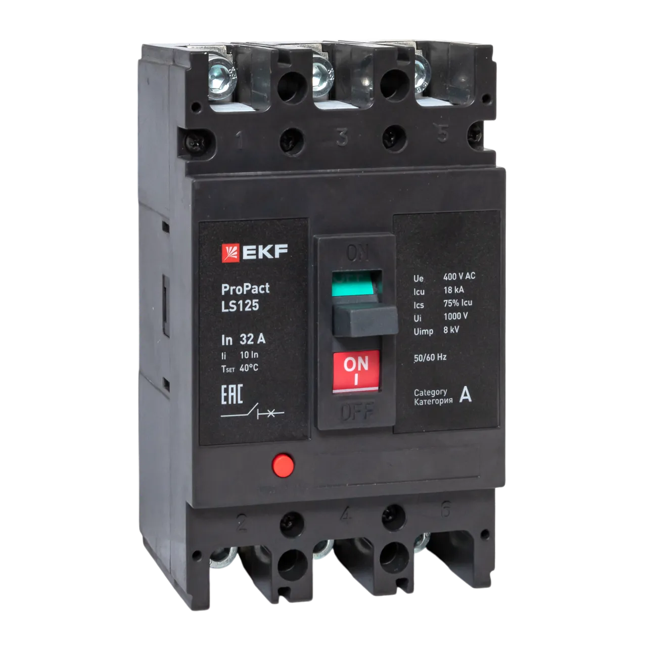 Автоматический выключатель LS125 18кА 3P 32А ProPact EKF