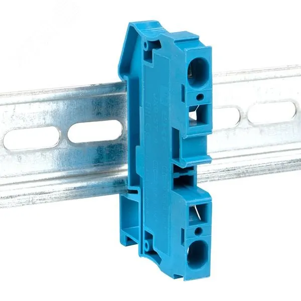 Колодка клеммная пружинная JXB-ST-4 41А синяя PROxima plc-jxb-st-4-blue