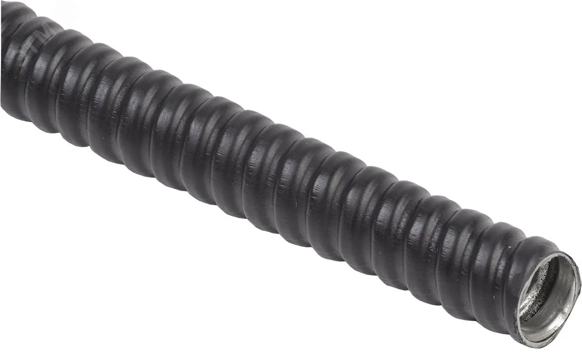 ELASTA Металлорукав Р3-ЦПнг-18 с протяжкой черный (50м) CMP10-18-050