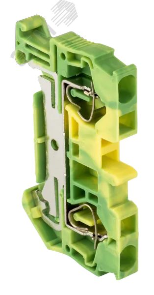 Колодка клеммная JXB-ST-2.5 земля пружинная PROxima plc-jxb-st-2.5-pen