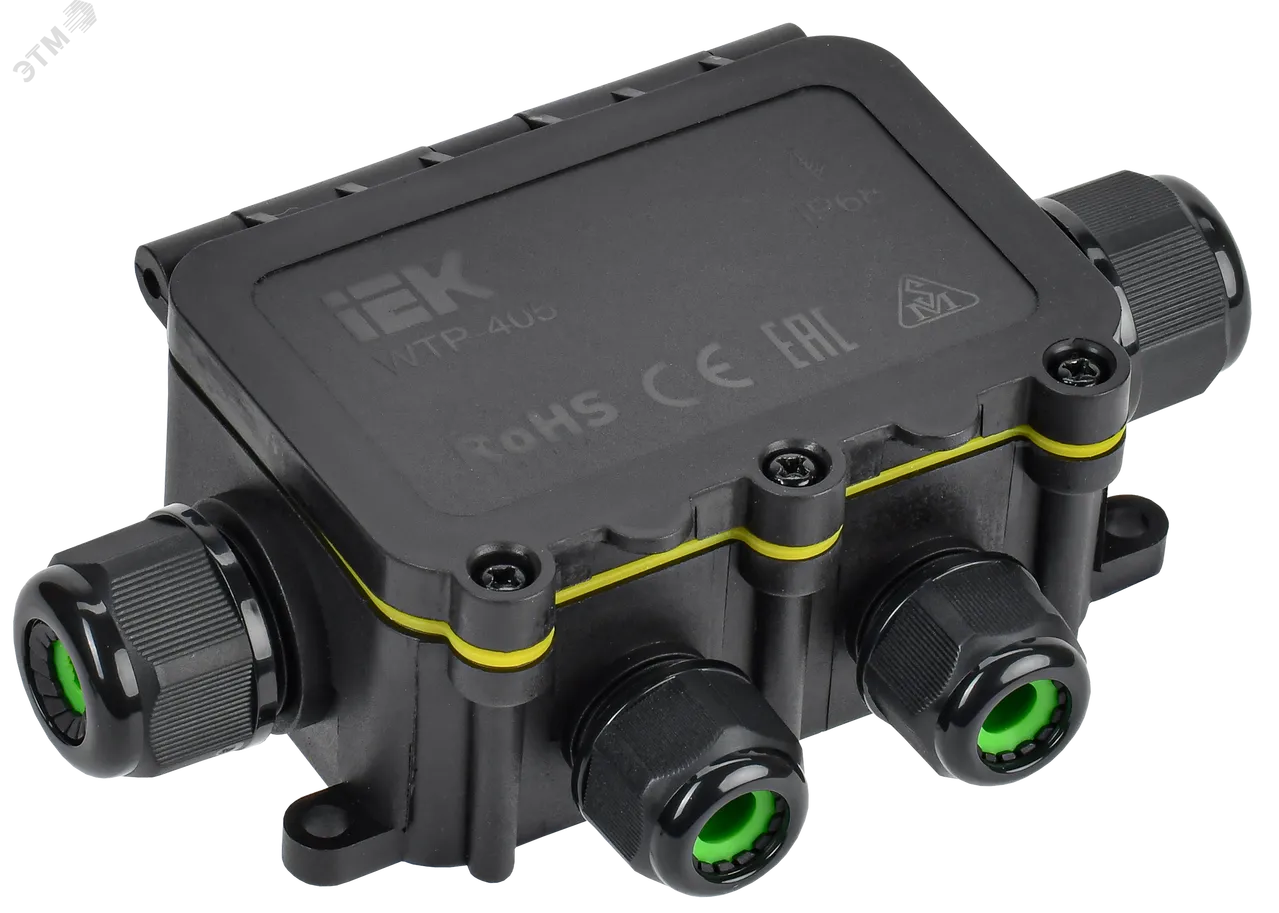 Коробка распред. герметичная WTP-405 6 вводов IP68 UWB10-X-450-41-06-68