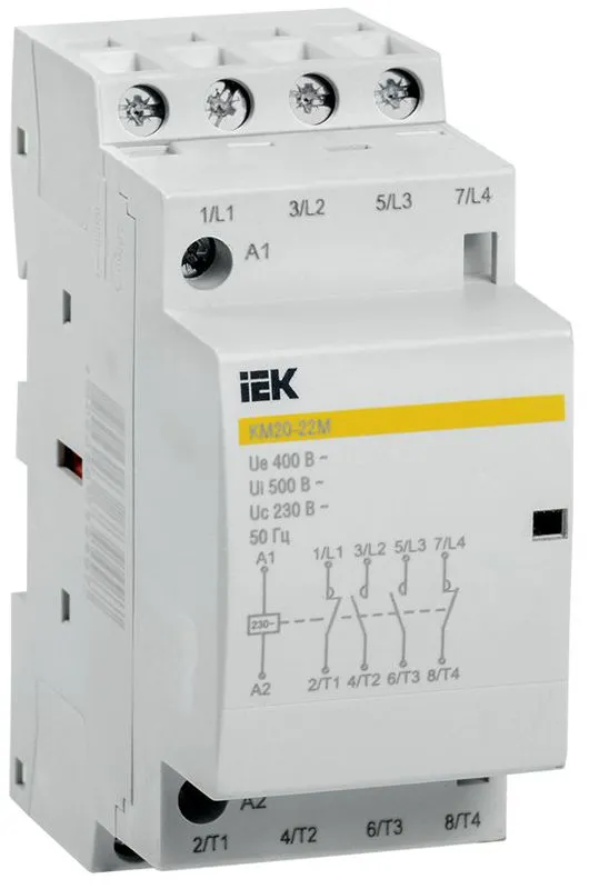 Контактор модульный КМ20-22М AC MKK11-20-22