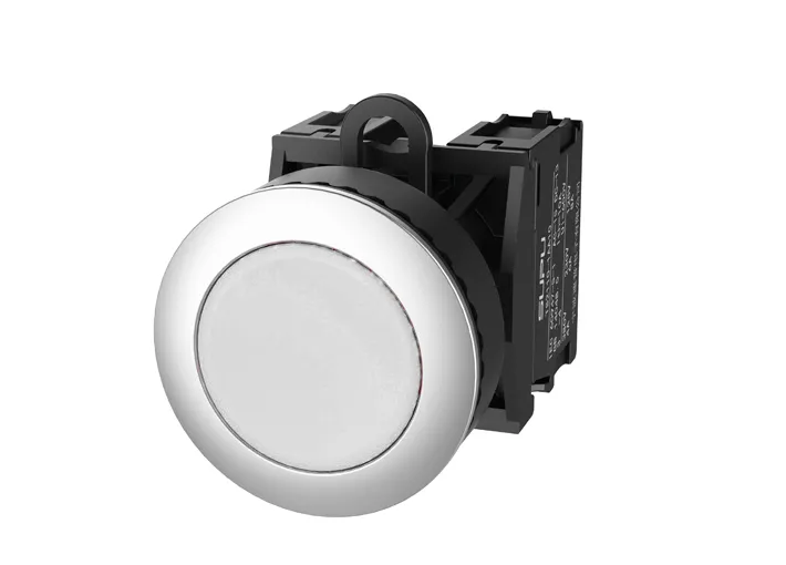 Кнопка плоская (белая) TS2020-0CM50