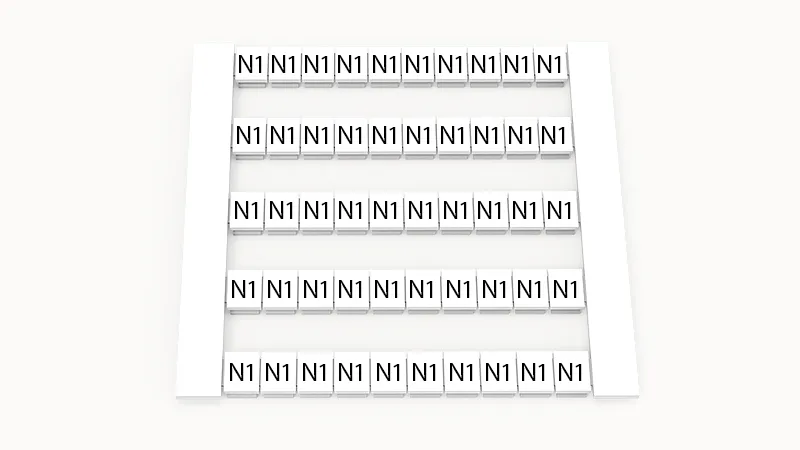 Маркировка (в кассетах) DEK5-50P-19-158Z(H)