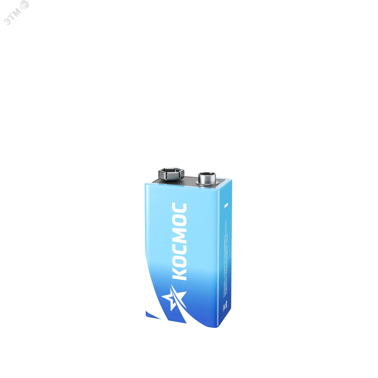 Элемент питания солевой "крона" 6F22 (блист.1шт) КОСМОС KOC6F221BL