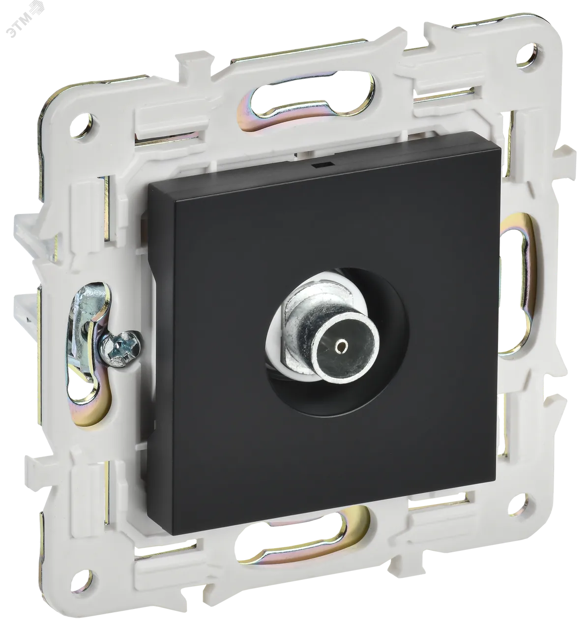 SKANDY Розетка TV оконечная SK-A12Bl черный IEK SK-A10-O-K02