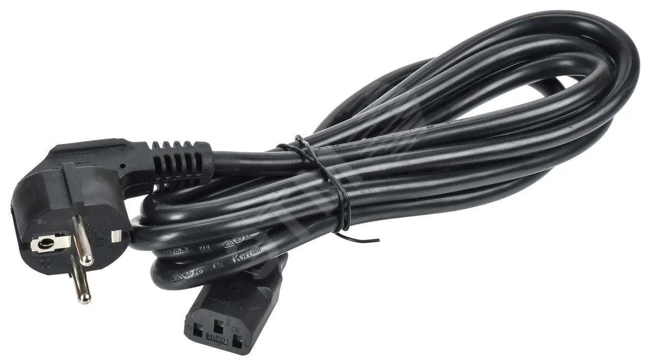 Кабель подключения PDU ITK 3х1.5 2м с разъемами С13 немецкий стандарт PC-C13D-2M