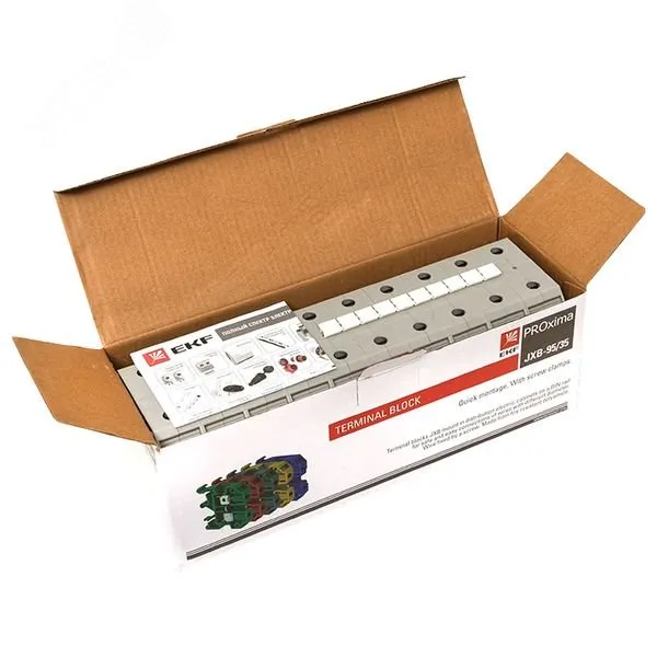 Колодка клеммная JXB-95/35 серая PROxima plc-jxb-95/35gy