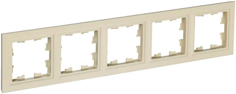 Рамка 5-м BRITE РУ-5-БрКр беж. BR-M52-K10