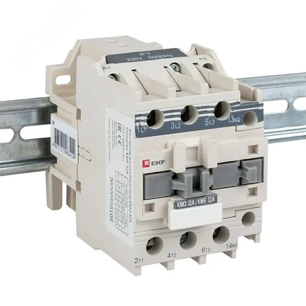 Контактор КМЭ 32А кат. 220В AC 1НО ctr-s-32-220