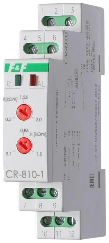 Реле защиты электродвигателей термисторное        CR-810-1 EA05.002.002