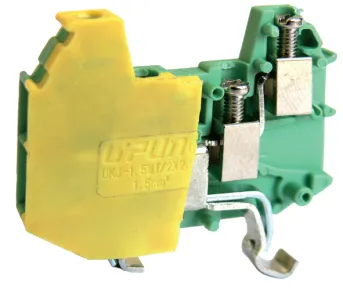 Заземляющая клемма (MINI) UKJ-1.5MT/2X2JD