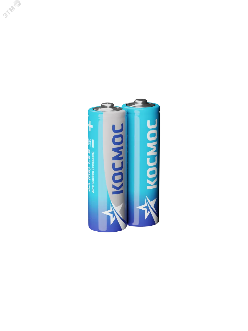 Элемент питания солевой AA/R6 (уп.2шт) КОСМОС KOCR6