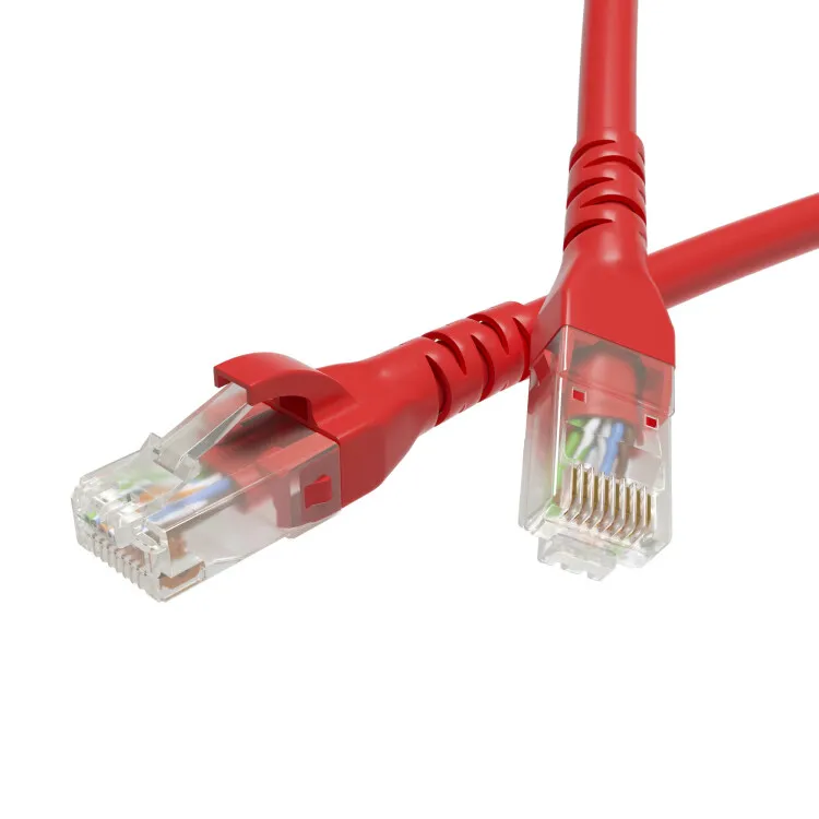 Патч-корд неэкранированный CAT6 U/UTP 4х2, LSZH, красный, 2.0м RN6UU4520RD
