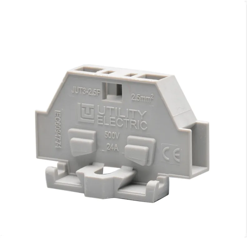 Проходная клемма (MINI) JUT3-2.5F-GY