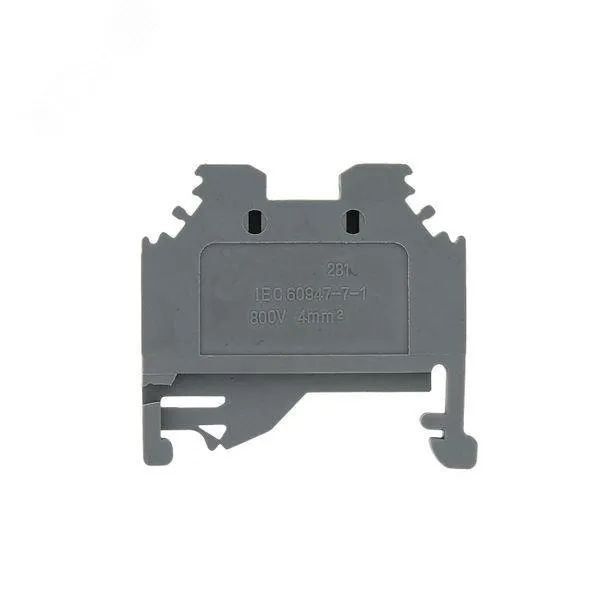 Колодка клеммная пружинная JXB-S-4 32А серая PROxima plc-jxb-s-4g