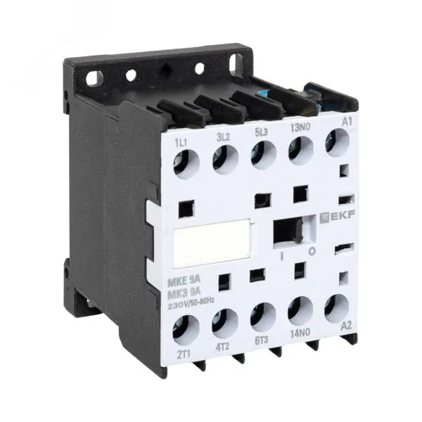 Мини-контактор МКЭ 9А кат. 230В AC 1НО PROxima Mctr-s-9-230