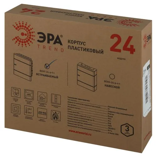 Щит распределительный встраив. ЩРВ-П-24 Trend BOXF-24-p-f-t IP40 Б0052635