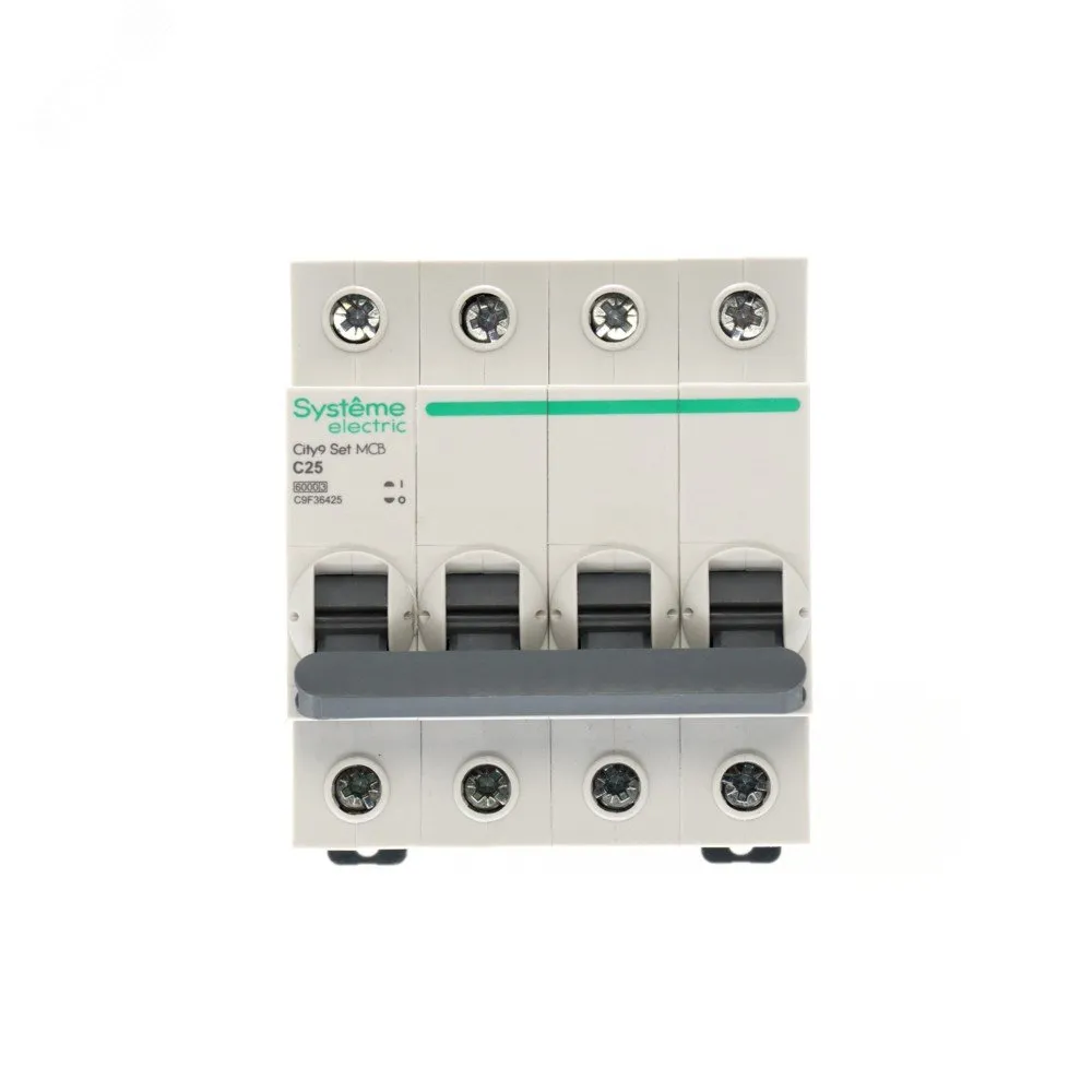 City9 Set Автоматический выключатель (АВ) С 25А 4P 6kA 400В (3шт) C9F36425