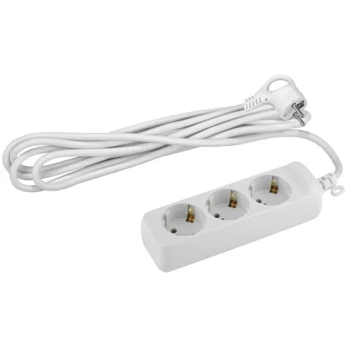 Удлинитель 3х1.5м с заземл. 16А IP20 U-3e-1.5m ПВС 3х1 Б0028369